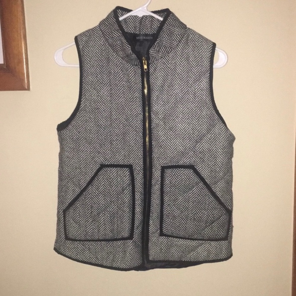 HERRINGBONE VEST - Picture 7 of 10